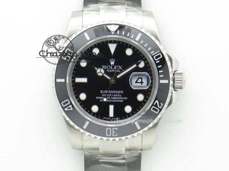 0519 GoAnywhere Submariner 114060 No Date Black Ceramic 904L Steel Clean Factory 1:1 Best Edition on SS Bracelet VS 1872